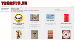 Desktop Screenshot of collection.tegesto.fr